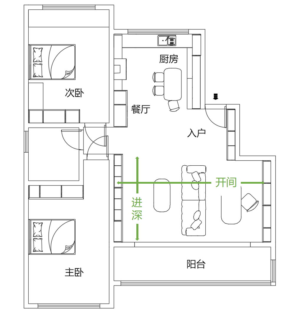 全友全屋定制丨“横厅户型”怎么规划看这篇就对了！