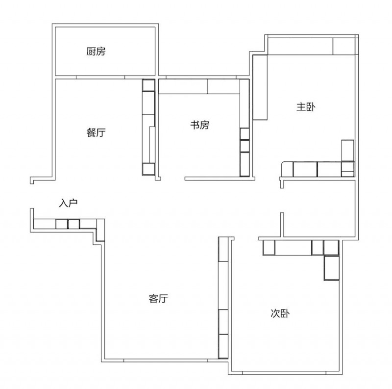 全友全屋定制丨118㎡时尚三居，飘窗爆改休闲区！